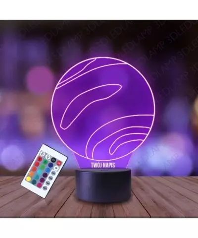 Lampka Nocna 3D LED LAMP Planeta Wenus