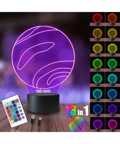 Lampka Nocna 3D LED LAMP Planeta Wenus