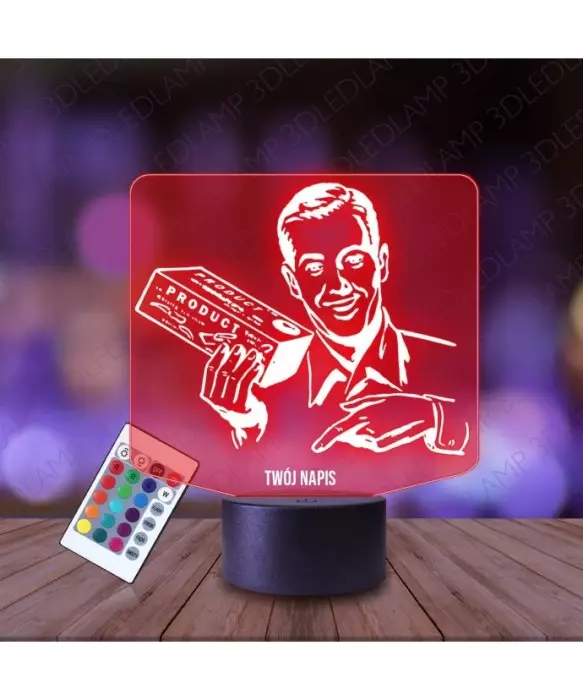 Lampka Nocna 3D LED LAMP Sprzedawca