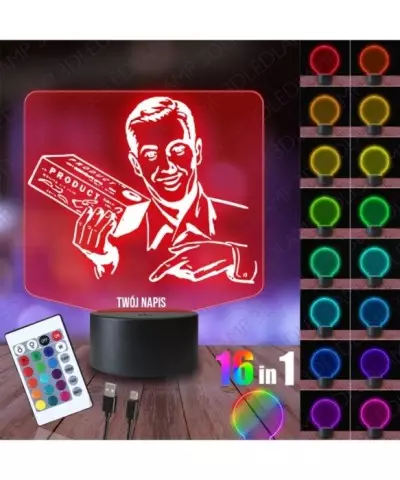 Lampka Nocna 3D LED LAMP Sprzedawca