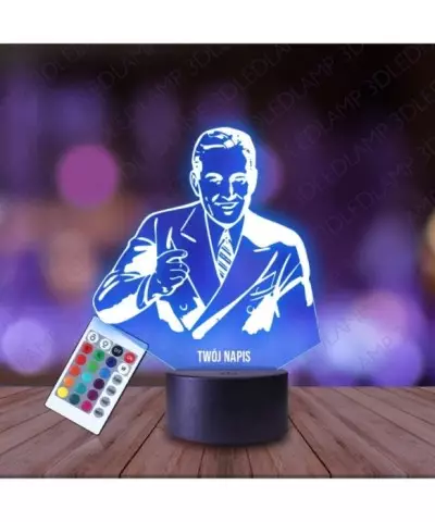 Lampka Nocna 3D LED LAMP Sprzedawca Biznesman