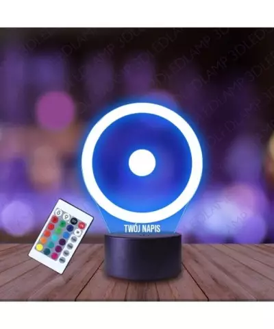Lampka Nocna 3D LED LAMP Słońce Symbol Gwiazda