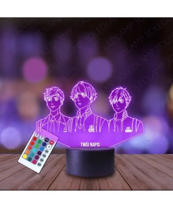 Lampka Nocna 3D LED LAMP Opus Colors Postacie