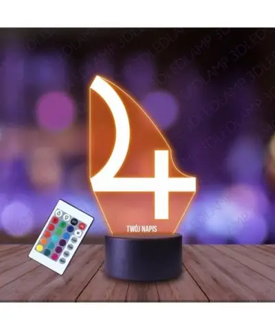 Lampka Nocna 3D LED LAMP Planeta Jowisz Symbol