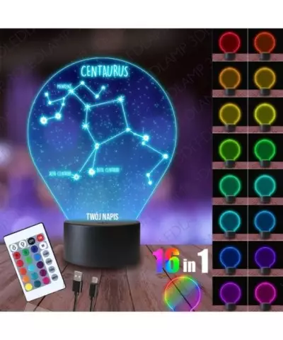 Lampka Nocna 3D LED LAMP Konstelacja Centaurus