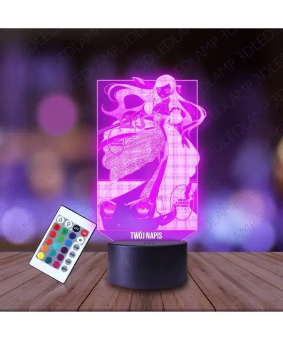 Lampka Nocna 3D LED LAMP TMHLBQ Pryde Royale IVY