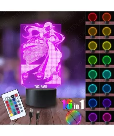 Lampka Nocna 3D LED LAMP TMHLBQ Pryde Royale IVY