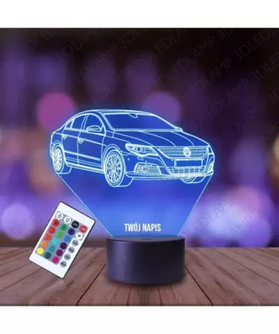 Lampka Nocna 3D LED LAMP Volkswagen Passat