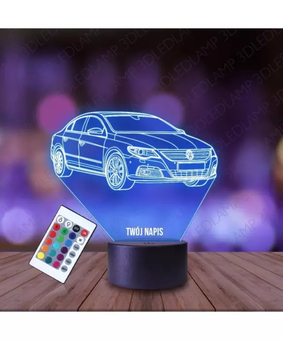Lampka Nocna 3D LED LAMP Volkswagen Passat