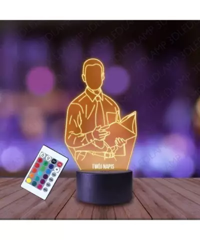 Lampka Nocna 3D LED LAMP Nauczyciel