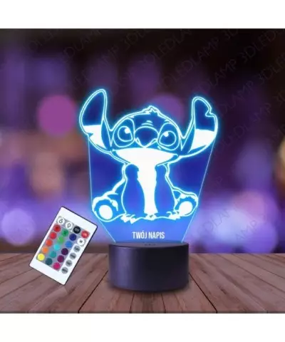 Lampka Nocna 3D LED LAMP Stich Bajka