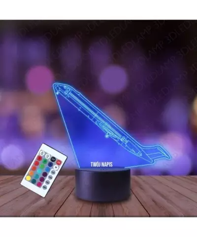 Lampka Nocna 3D LED LAMP McDonnell Douglas MD-80