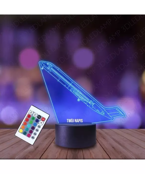 Lampka Nocna 3D LED LAMP McDonnell Douglas MD-80