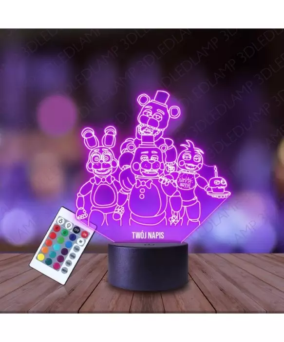 Lampka Nocna 3D LED LAMP Five Night's Freddy's 2