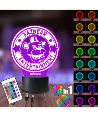 Lampka Nocna 3D LED LAMP Five Night's Freddy's 2 Logo