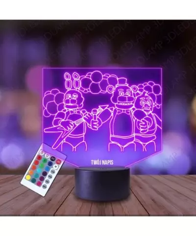 Lampka Nocna 3D LED LAMP Gra Five Night's Freddy's 2 Postacie