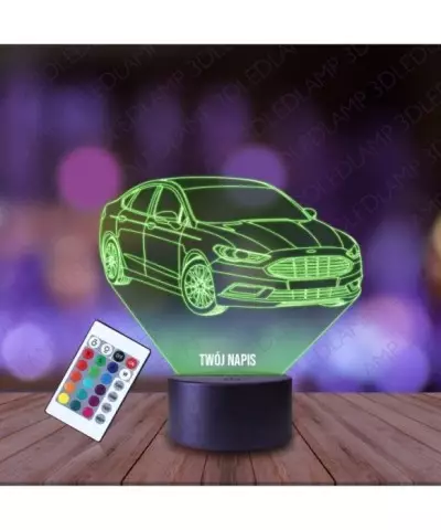 Lampka Nocna 3D LED LAMP Auto Ford Mondeo