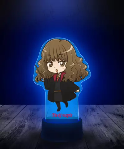 Lampka LED 3D Plexido z Nadrukiem Hermiona Granger