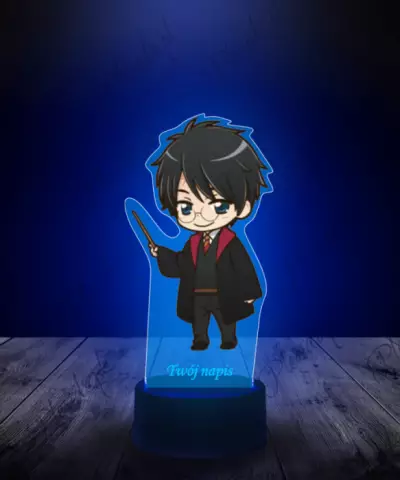 Lampka LED 3D Plexido z Nadrukiem Harry Potter Chibi