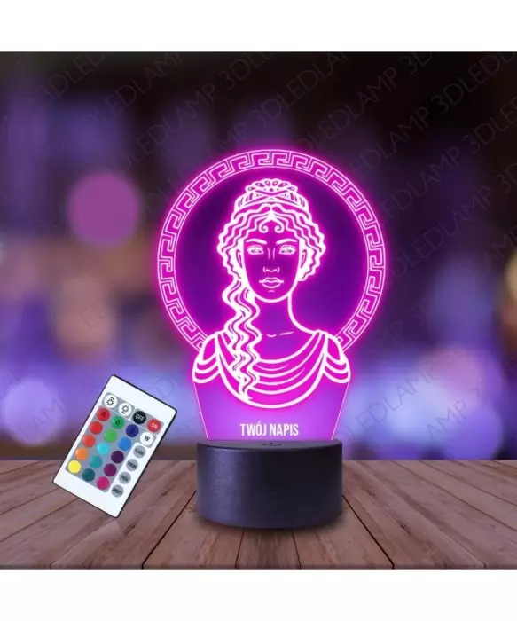 Lampka Nocna 3D LED LAMP Mitologia Afrodyta
