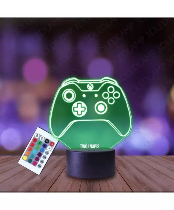 Lampka Nocna 3D LED LAMP Pad Xbox Gamingowy