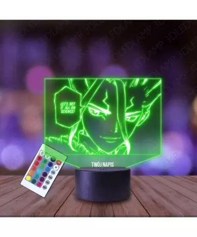 Lampka Nocna 3D LED LAMP Dr Stone Anime