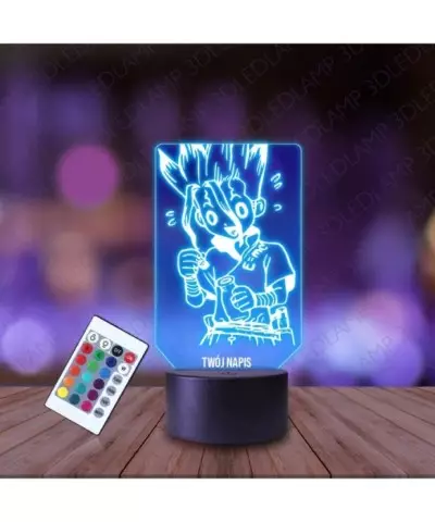 Lampka Nocna 3D LED LAMP Dr Stone Butelka