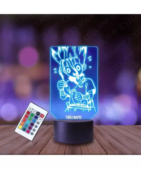 Lampka Nocna 3D LED LAMP Dr Stone Butelka