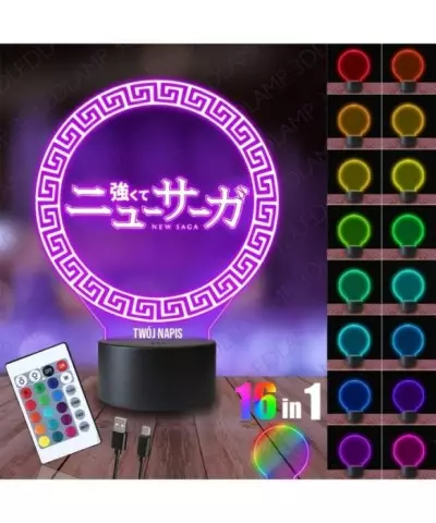 Lampka Nocna 3D LED LAMP Tsuyokute New Saga