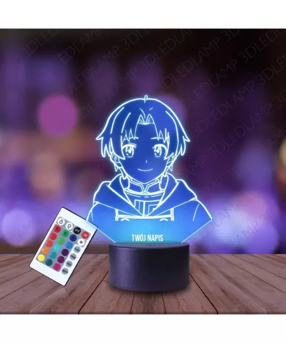 Lampka Nocna 3D LED LAMP Mushoku Tensei Rudeus Greyrat