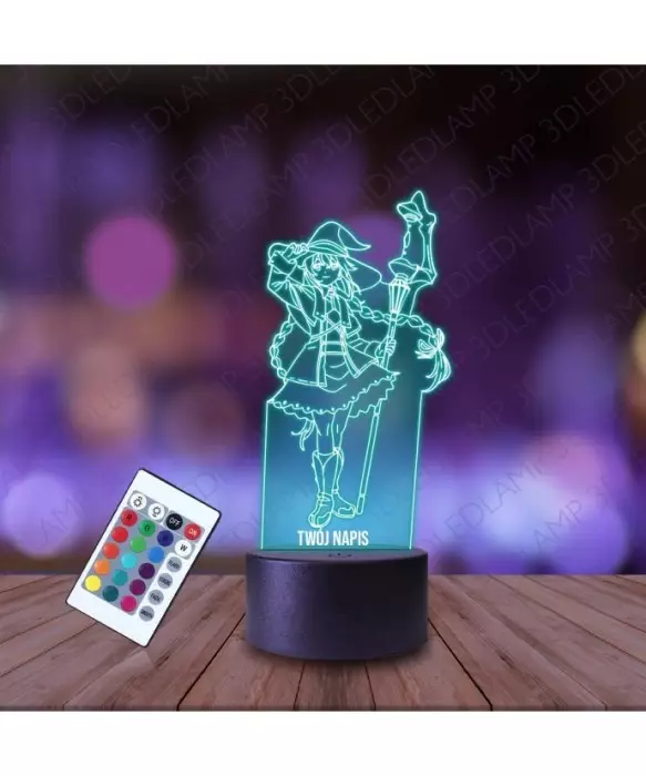 Lampka Nocna 3D LED LAMP Mushoku Tensei Czarodziejka