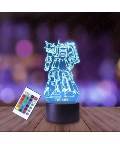 Lampka Nocna 3D LED LAMP Mobile Suit Gundam Robot