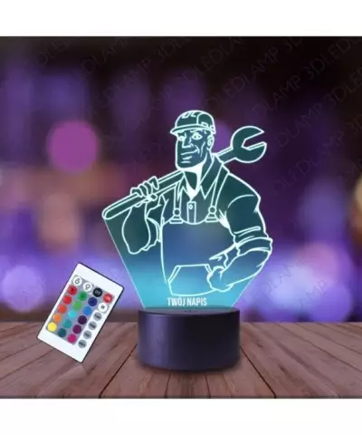 Lampka Nocna 3D LED LAMP Hydraulik