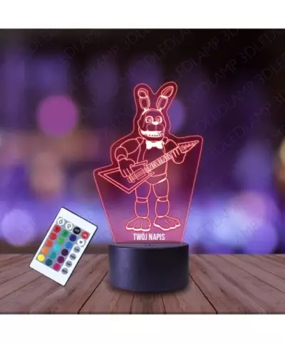 Lampka Nocna 3D LED LAMP FNAF Bonnie