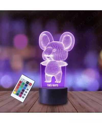 Lampka Nocna 3D LED LAMP Miś Koala