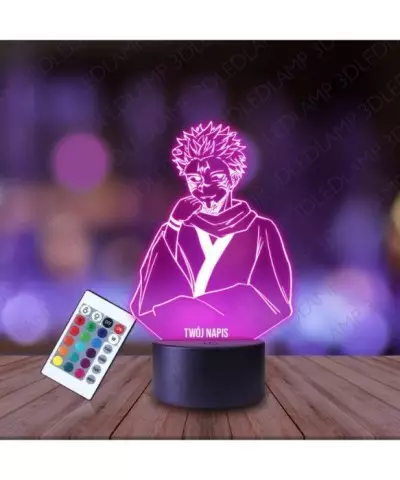 Lampka Nocna 3D LED LAMP Jujutsu Kaisen Zamyślony