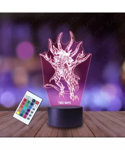 Lampka Nocna 3D LED LAMP Gra Diablo IV Potwór