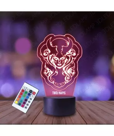 Lampka Nocna 3D LED LAMP Gra Diablo IV Lilith Twarz