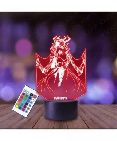 Lampka Nocna 3D LED LAMP Gra Diablo IV Lilith Zbroja