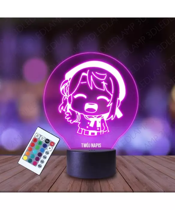 Lampka Nocna 3D LED LAMP Uehara Ayumu High School Idol