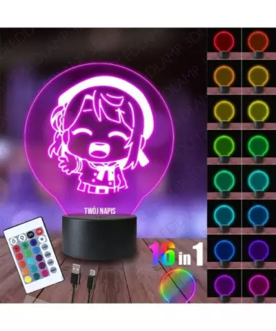 Lampka Nocna 3D LED LAMP Uehara Ayumu High School Idol