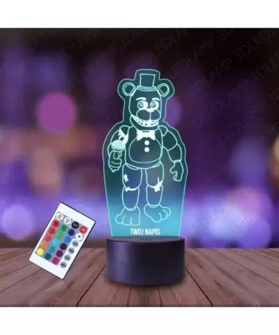 Lampka Nocna 3D LED LAMP Gra Fnaf Freddy Fazbear