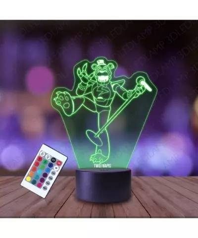 Lampka Nocna 3D LED LAMP Gra Fnaf Glamrock Freddy