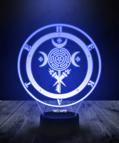 Lampka LED 3D Plexido Mitologia Hekate Znak - 2