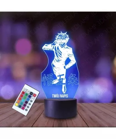 Lampka Nocna 3D LED LAMP Jujutsu Kaisen Satoru Gojo