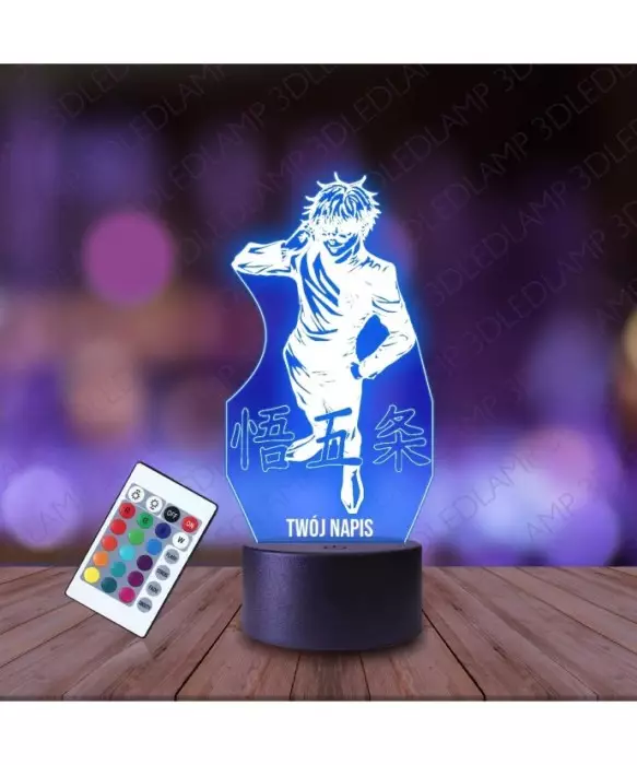 Lampka Nocna 3D LED LAMP Jujutsu Kaisen Satoru Gojo