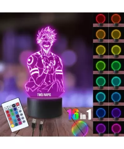 Lampka Nocna 3D LED LAMP Jujutsu Kaisen Yuji Itadori