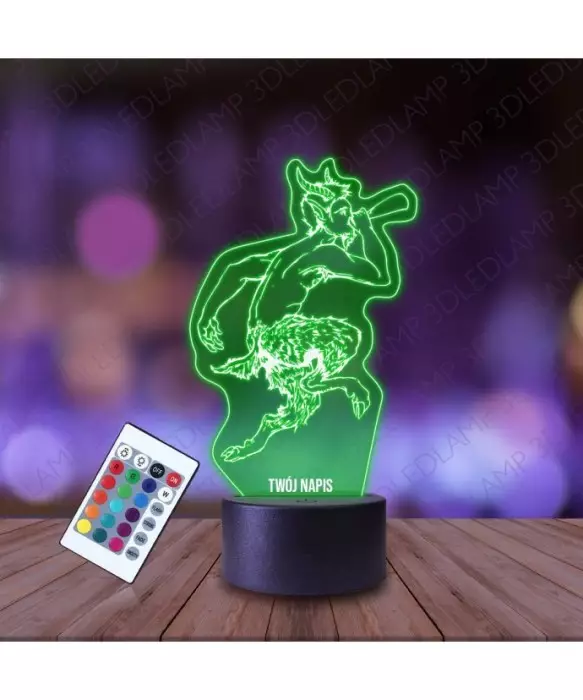 Lampka Nocna 3D LED LAMP Mitologia Faun