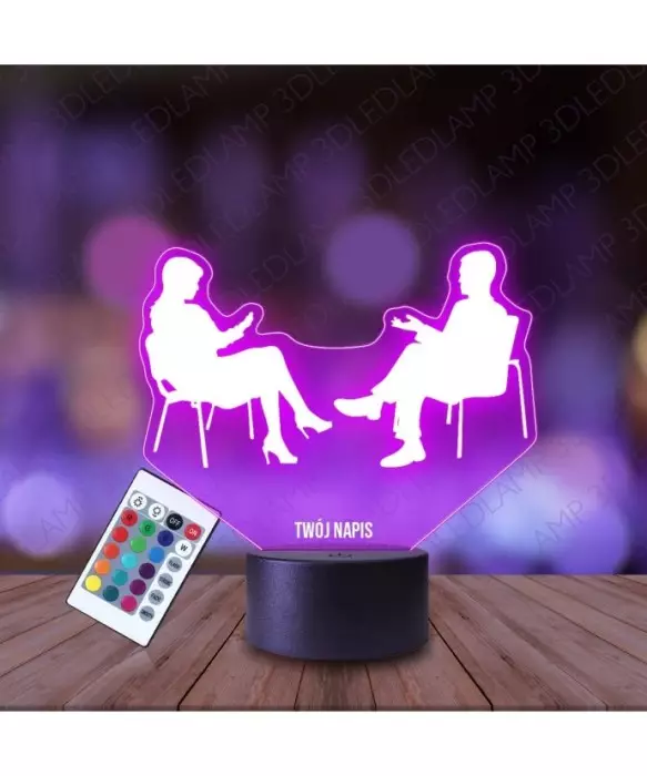 Lampka Nocna 3D LED LAMP Psycholog
