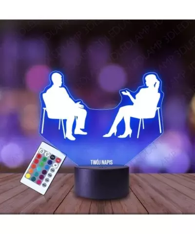 Lampka Nocna 3D LED LAMP Psycholożka